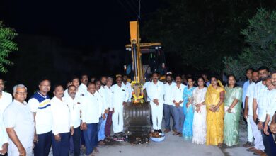 Photo of लक्ष्मी टाकळी येथे ओढ्याच्या कामाचा भूमिपूजन सोहळा संपन्न